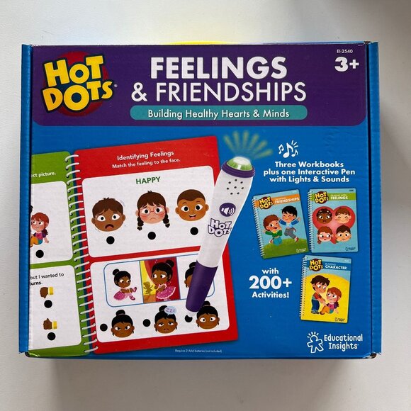 Educational Insights Hot Dots Feelings & Friendships Social Learning Workbooks - Picture 10 of 13